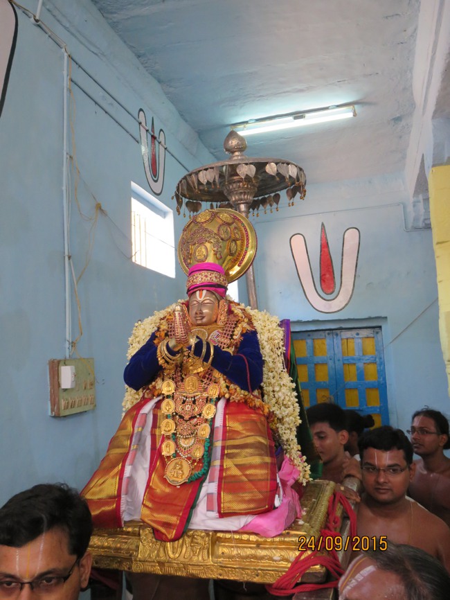 Thoopul Swami Desikan Thirunakshatra Utsavam mangalasasanam at Perundhevi Thayar Sannadhi -2015-29