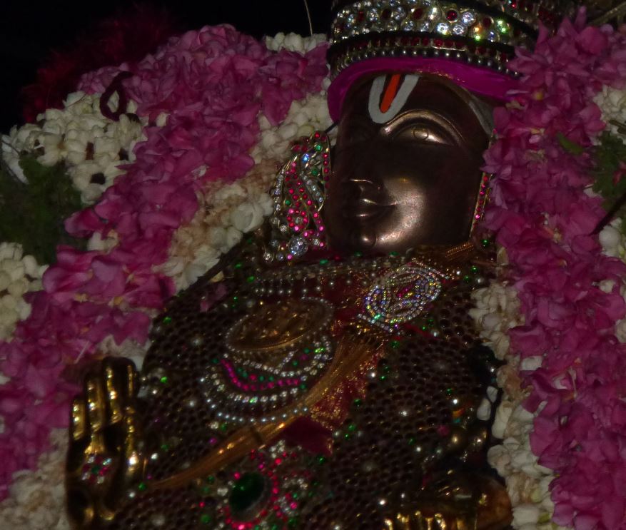 Thoopul swami desikan day 6 evening yanai vahanam 2015-1