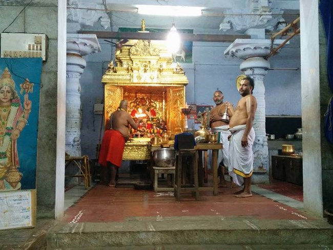 HH 46th Srimad Azhagiyasingar Vijayam to Srirangam Dasavatara Sannidhi15