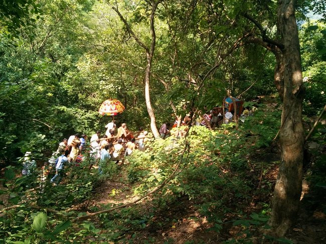 HH 46th Srimath Azhagiyasingar Mangalasasanam And Sri Malolan Utsavar Serthi Utsavam At Upper Ahobilam15