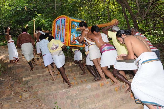 HH 46th Srimath Azhagiyasingar Mangalasasanam And Sri Malolan Utsavar Serthi Utsavam At Upper Ahobilam16