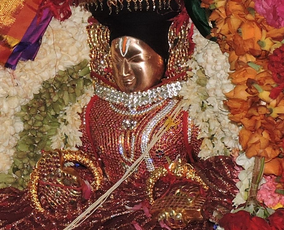 Swami Desikan Mangalasasanam at Devanathan temple 2015