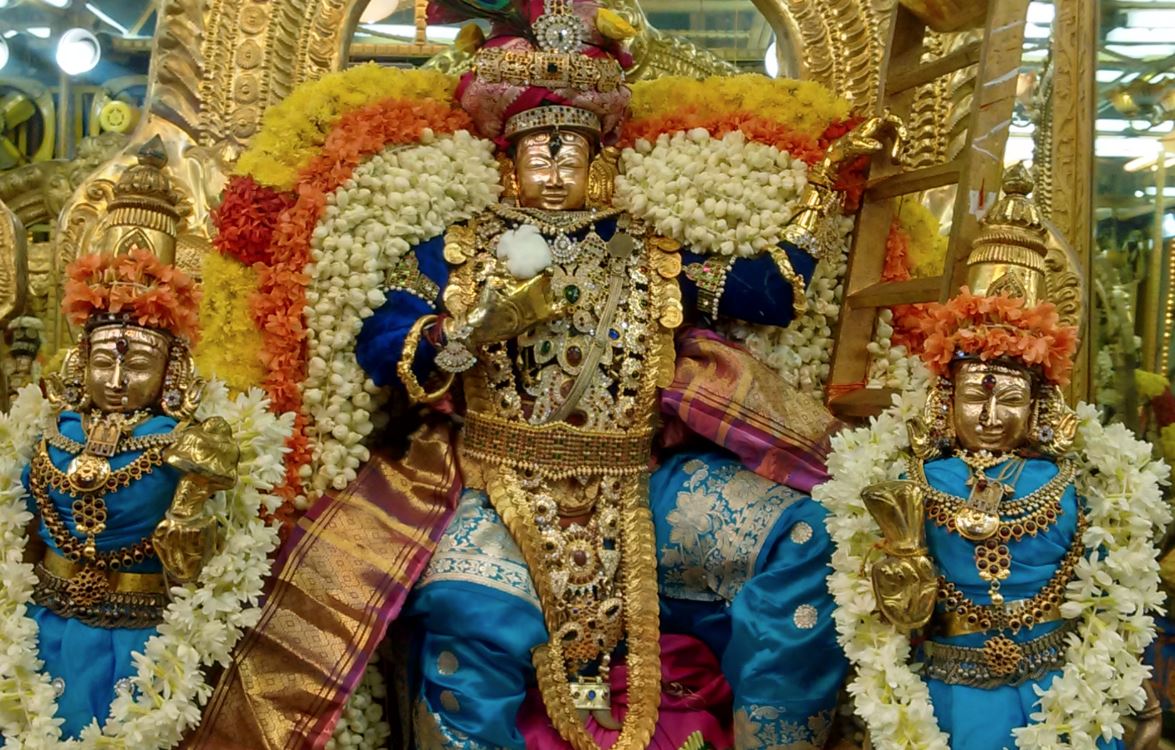 Thiruvelukkai Azhagiyasinga perumal temple navarathri utsavam day 11-1 2015