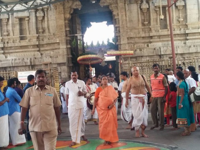 HH 46th Srimath Azhagiyasingar Manmadha Varusha Mangalasasanam At Thiruchanoor Sri Padmavathi Thayar Temple14