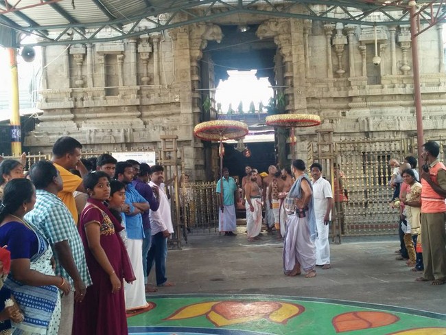HH 46th Srimath Azhagiyasingar Manmadha Varusha Mangalasasanam At Thiruchanoor Sri Padmavathi Thayar Temple3
